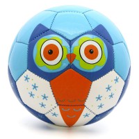 PP PICADOR Picador Toddler Soccer Ball Toy Cute Cartoon TPU Soccer Toy Gift with Pump Blue Owl