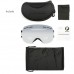 Picador Ski Goggles Over The Glasses With Detachable Dual Layer Anti-Fog Lens For Women And Men