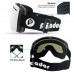 Picador Ski Goggles Over The Glasses With Detachable Dual Layer Anti-Fog Lens For Women And Men