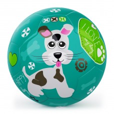 PP PICADOR Kids Soccer Ball Cute Cartoon Toddler Ball with Pump Toys Gift for Girls Boys Indoor Outdoor (Green Dog, Size 3)
